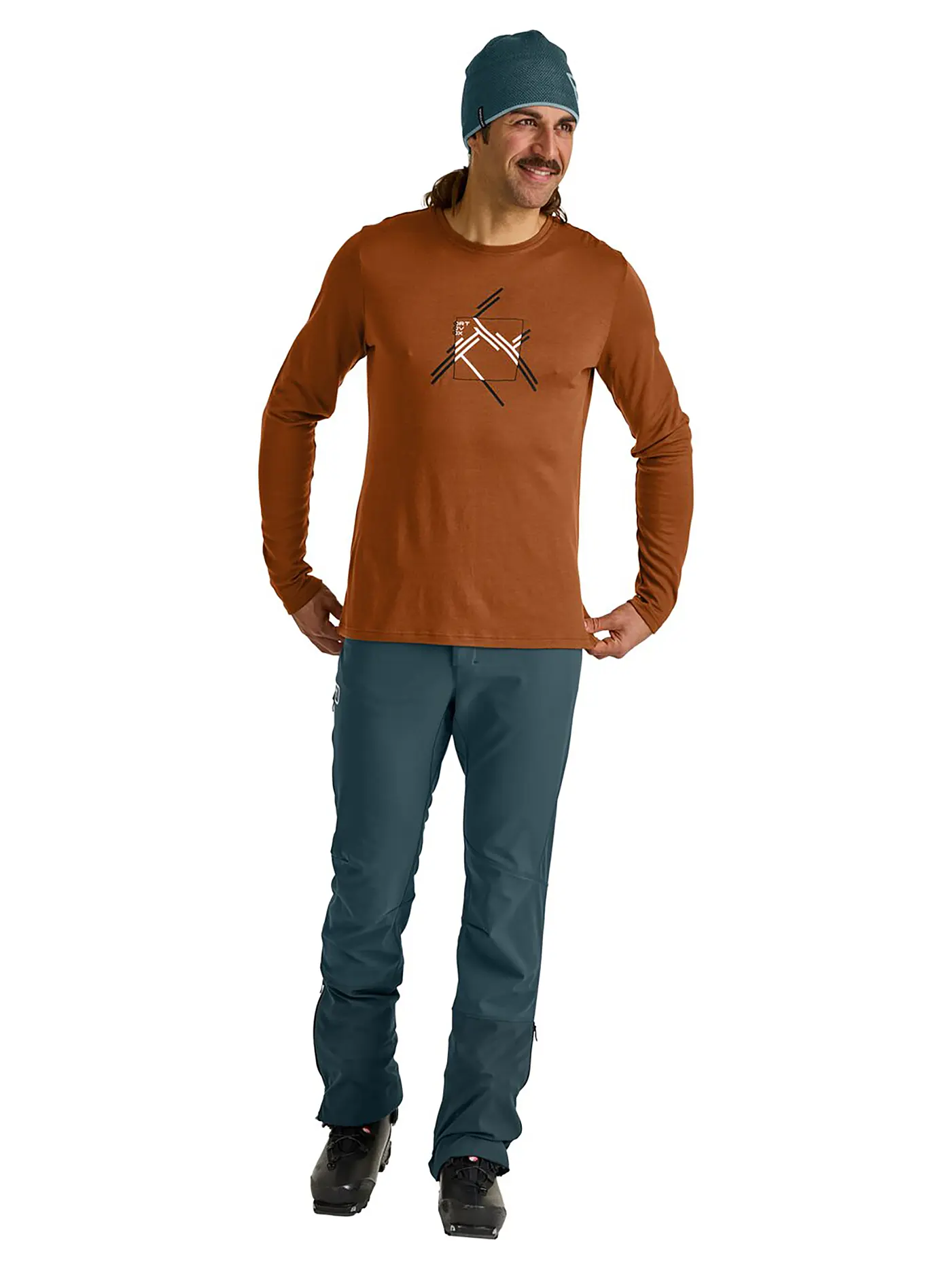 ORTOVOX | Herren Funktionsshirt 185 Merino MTN Cutout | 